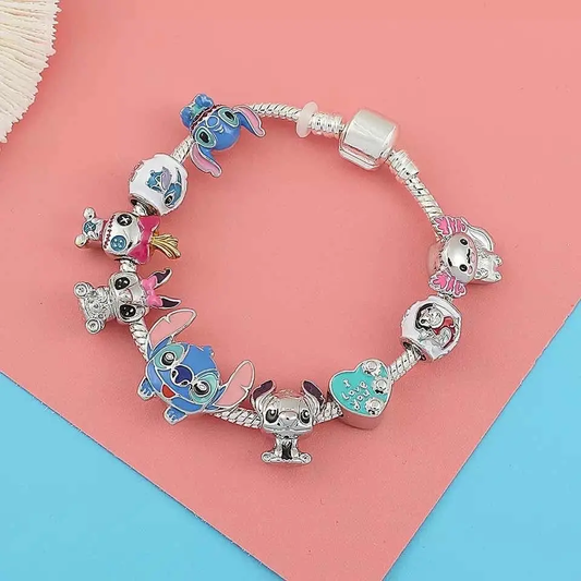 Pulsera Stitch con Varios Charms