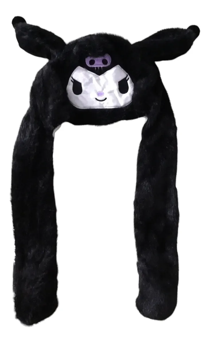 Gorro Felpa Levanta Orejas Kuromi & My Melody