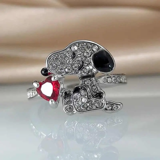 Anillo Snoopy Liso & Circones (Varios modelos)