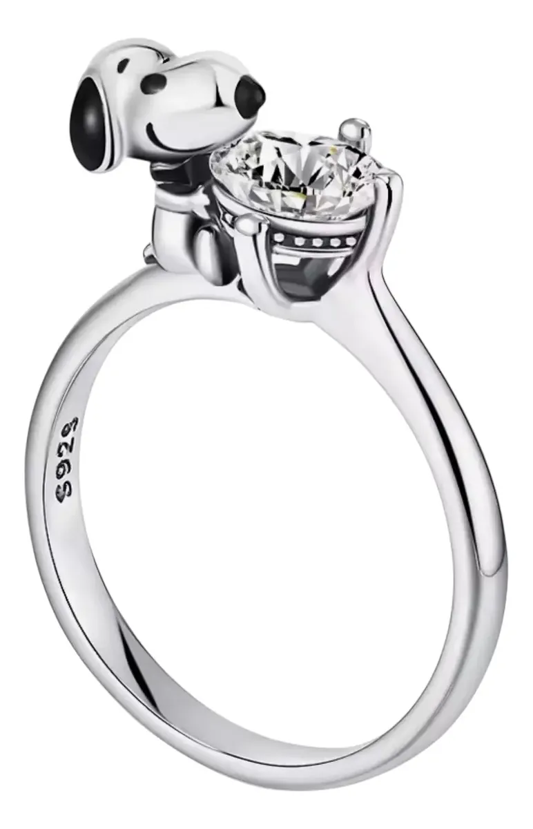 Anillo Snoopy Liso & Circones (Varios modelos)