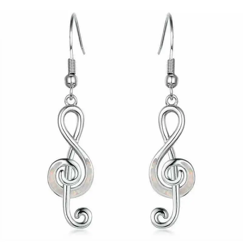 Aros Colgantes Llave de Sol