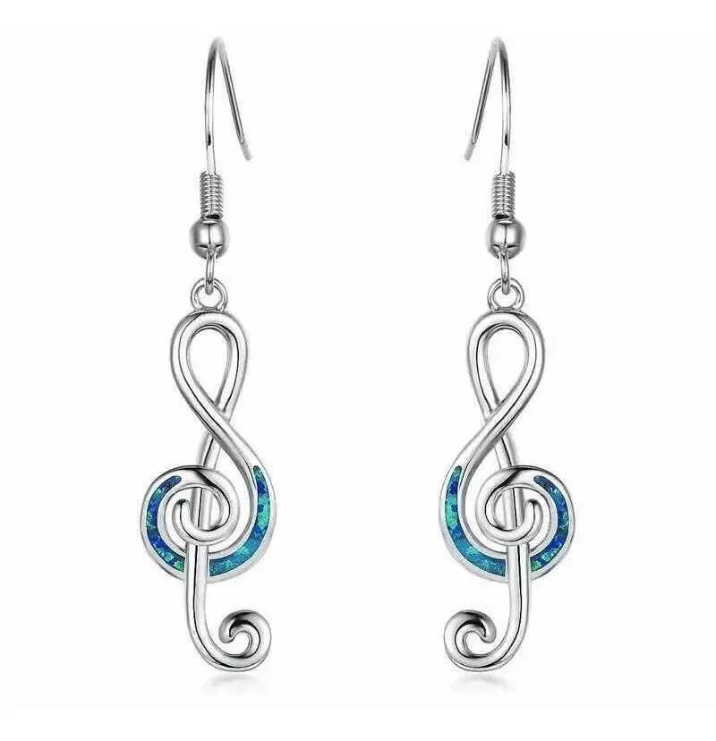 Aros Colgantes Llave de Sol