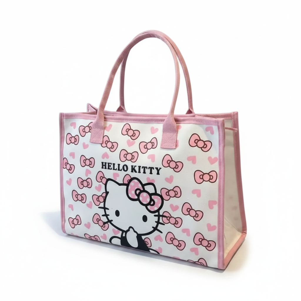 Bolso Importado Hello Kitty 42 X 30 X 8,5 Cms