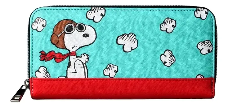 Billetera Rectangular Larga Snoopy