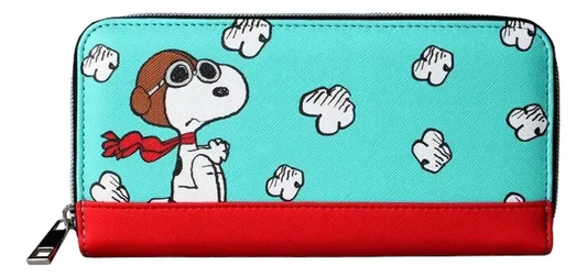 Billetera Rectangular Larga Snoopy