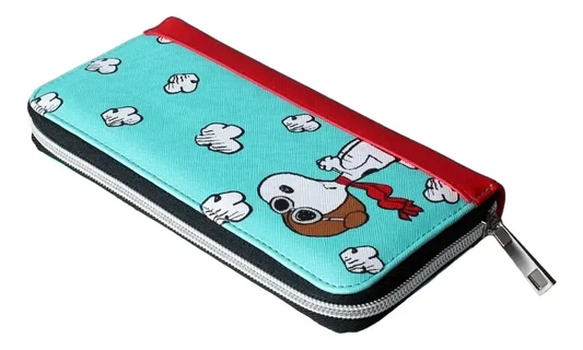 Billetera Rectangular Larga Snoopy