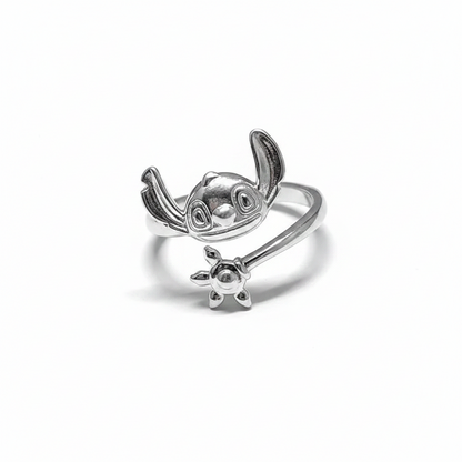 Anillo Ajustable Stitch Diseños Para Mujer