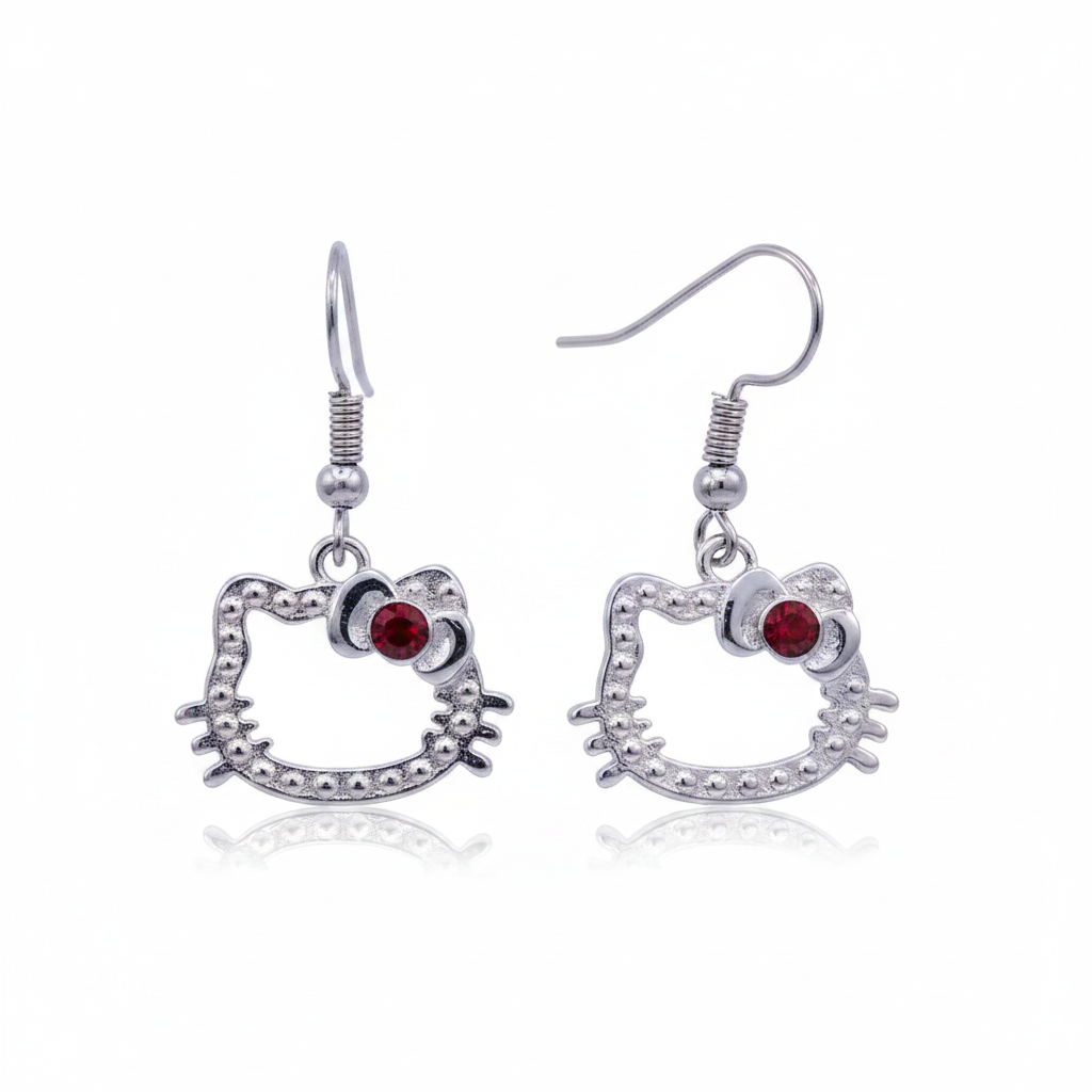 Conjunto Joyas 3 Piezas Hello Kitty de Plata Esterlina