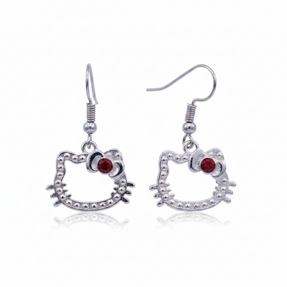 Conjunto Joyas 3 Piezas Hello Kitty de Plata Esterlina