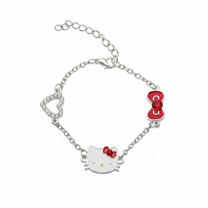Conjunto Joyas 3 Piezas Hello Kitty de Plata Esterlina