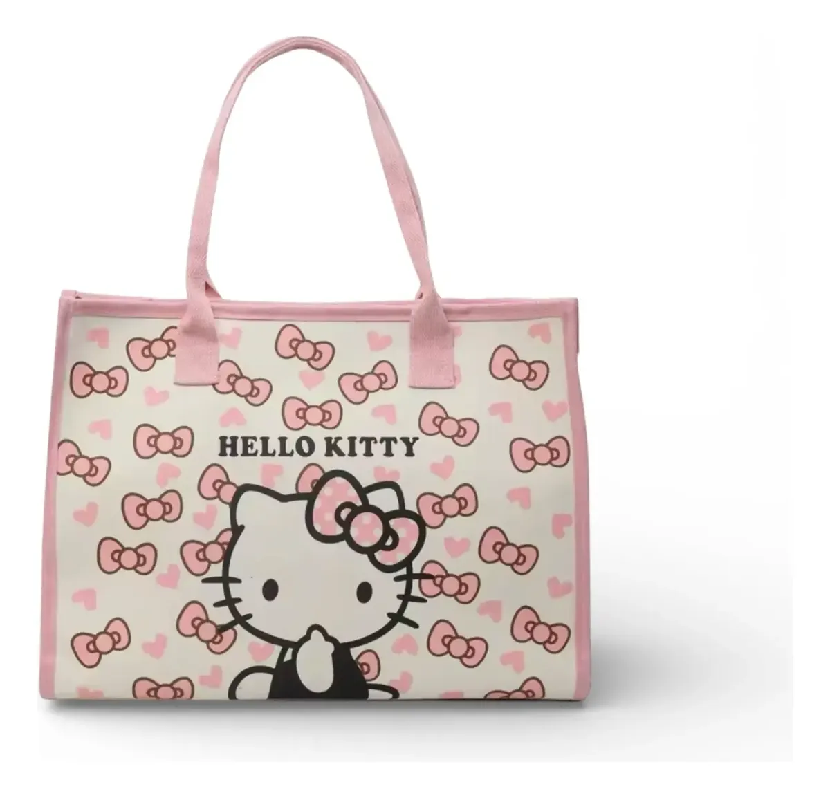 Bolso Grande de Lona Hello Kitty