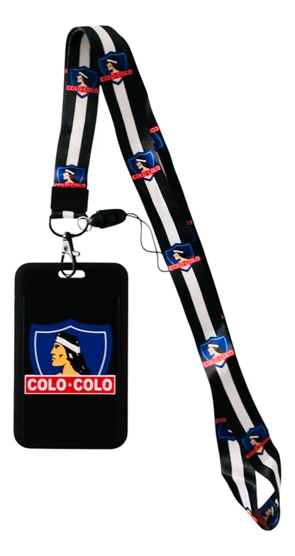 Porta Credencial Futbolero con Lanyard (varios diseños)