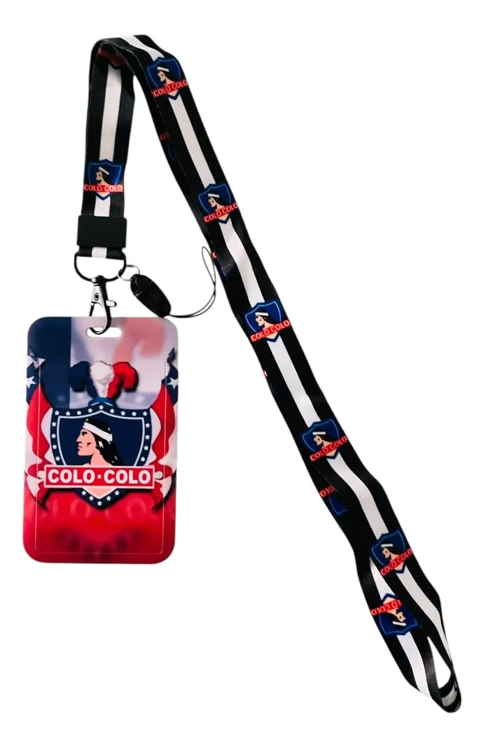 Porta Credencial Futbolero con Lanyard (varios diseños)