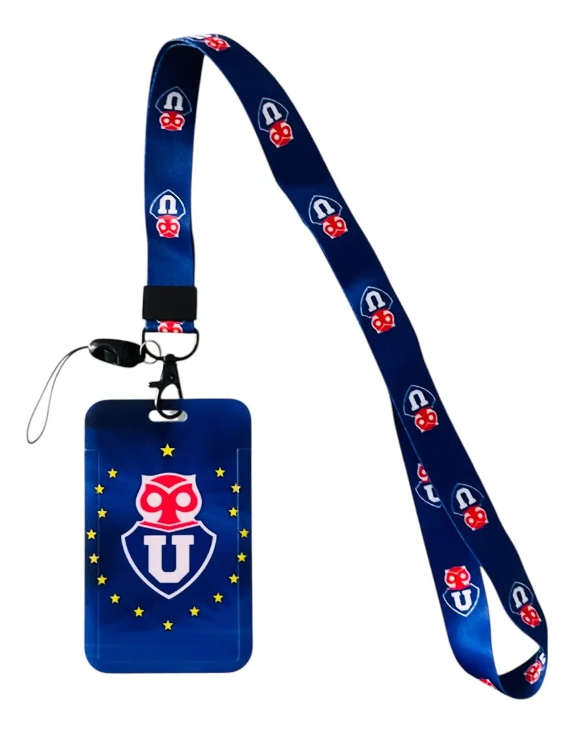 Porta Credencial Futbolero con Lanyard (varios diseños)