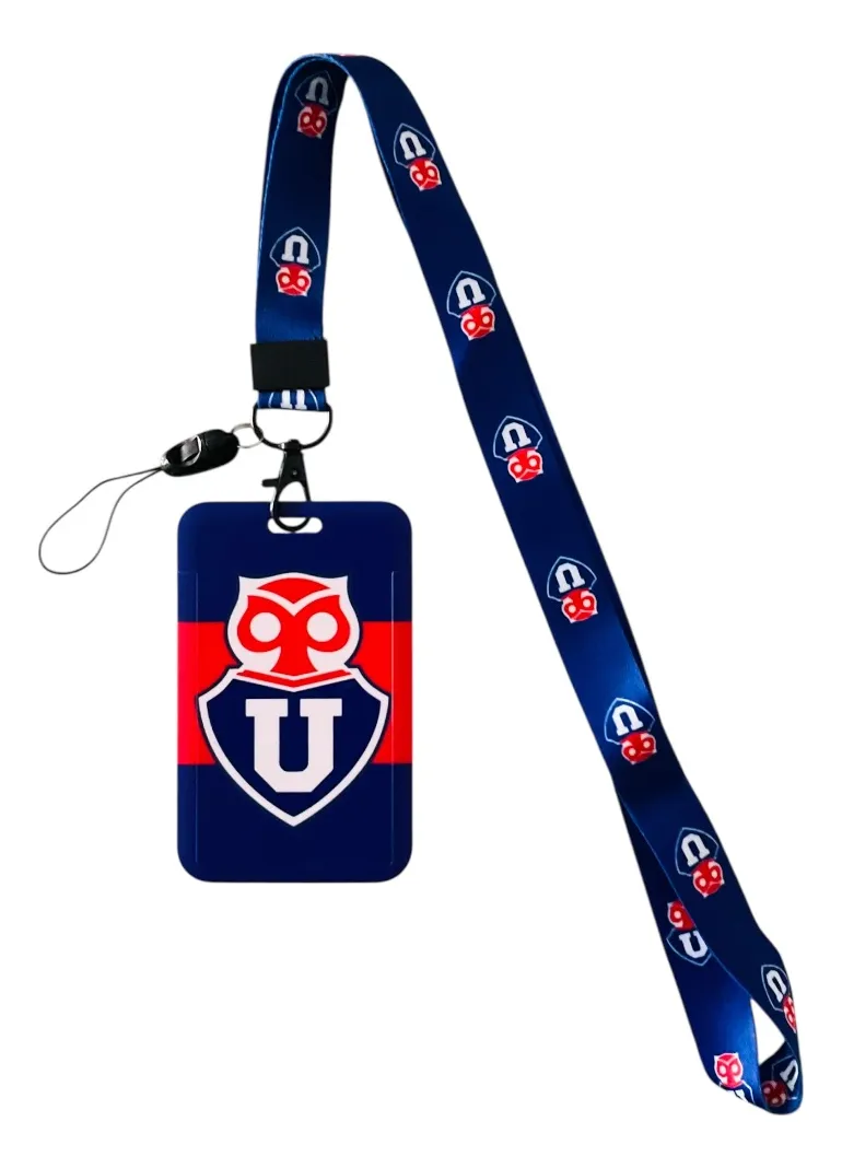 Porta Credencial Futbolero con Lanyard (varios diseños)