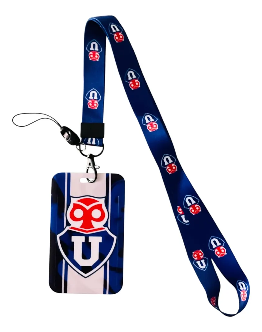 Porta Credencial Futbolero con Lanyard (varios diseños)