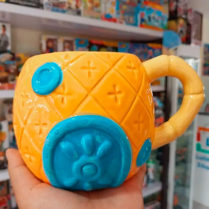 Tazón de Cerámica Casa de Piña Bob Esponja 450 Ml