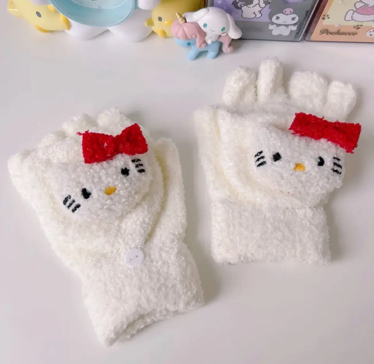 Guantes Importados Kuromi My Melody O Cinnamoroll