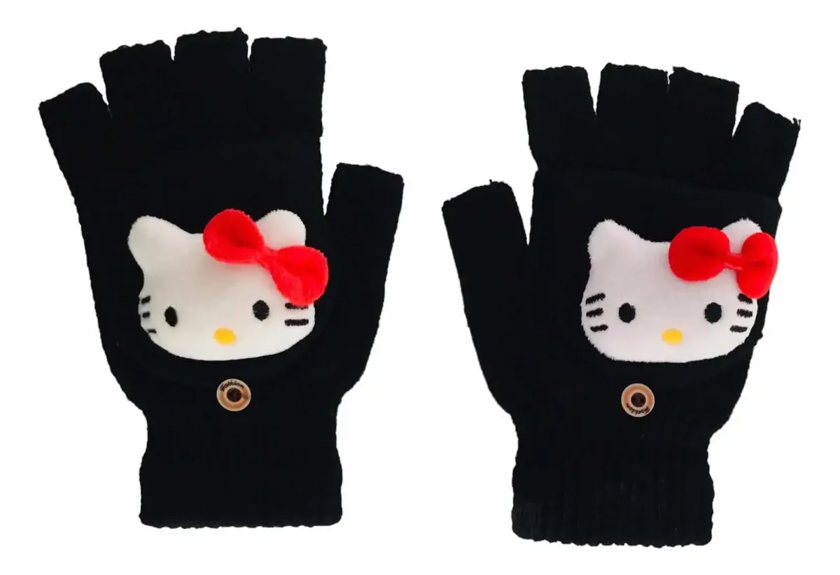Guantes Importados Kuromi My Melody O Cinnamoroll
