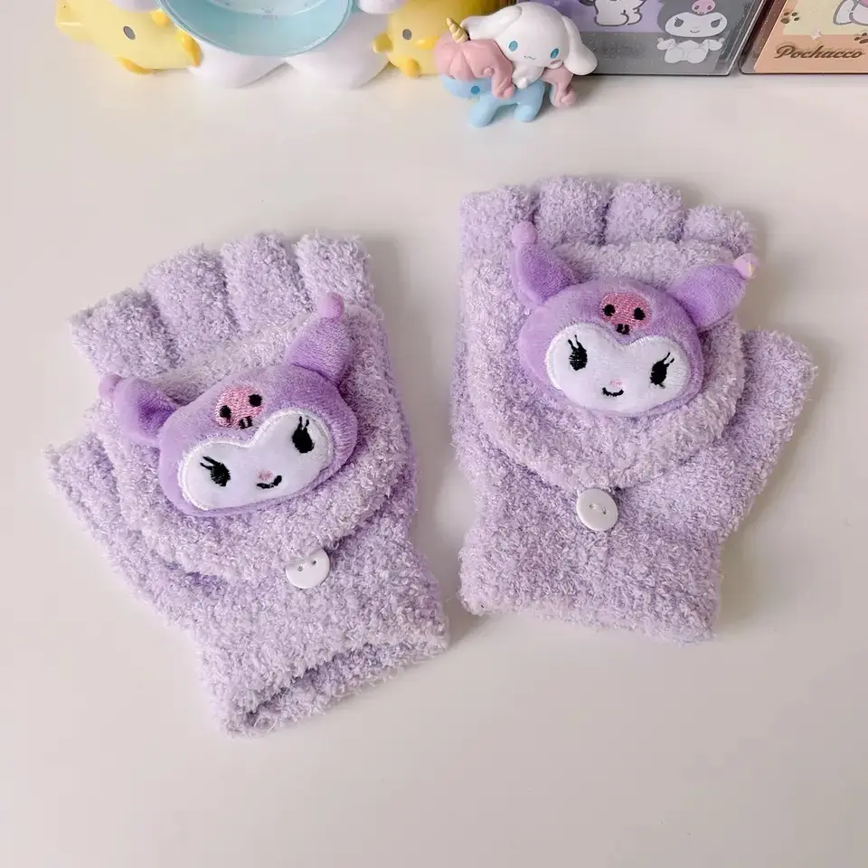 Guantes Importados Kuromi My Melody O Cinnamoroll