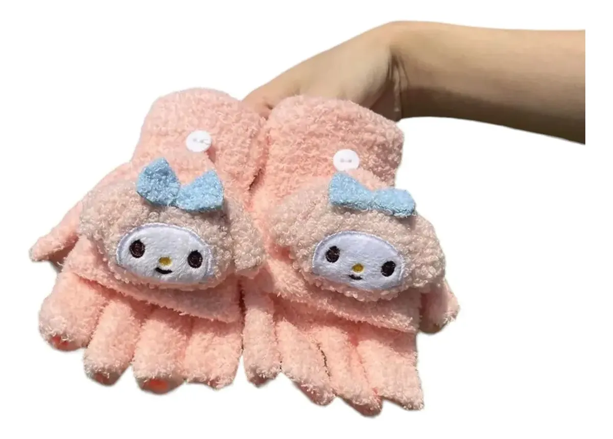 Guantes Importados Kuromi My Melody O Cinnamoroll