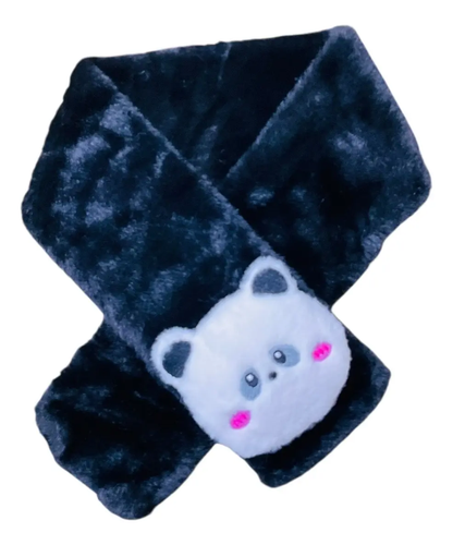 Set Bufanda y Orejeras de Peluche para Niños