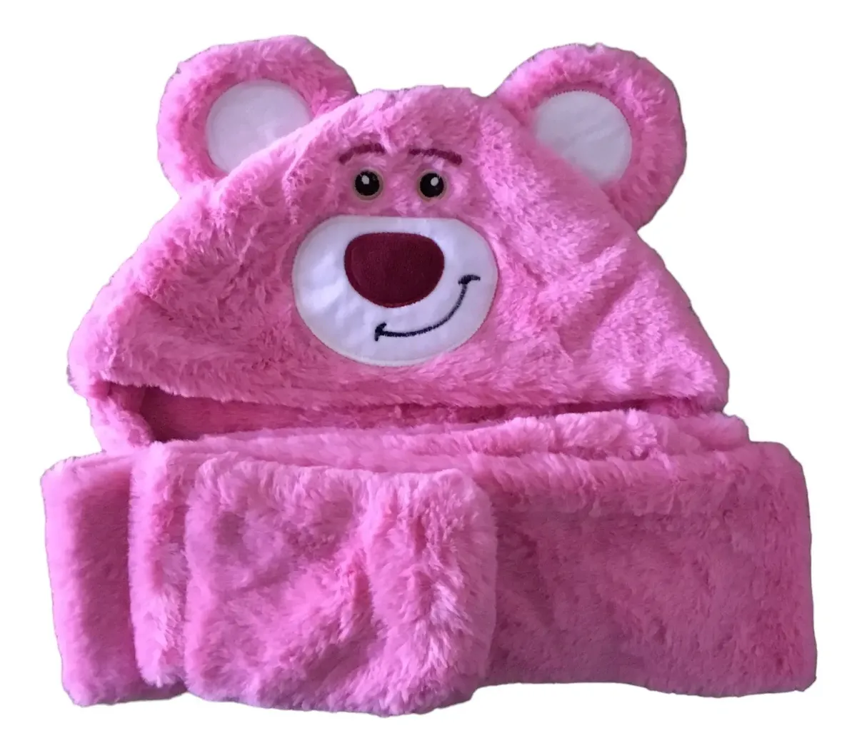 Gorro Con Bufanda De Peluche Lotso Para Niñas