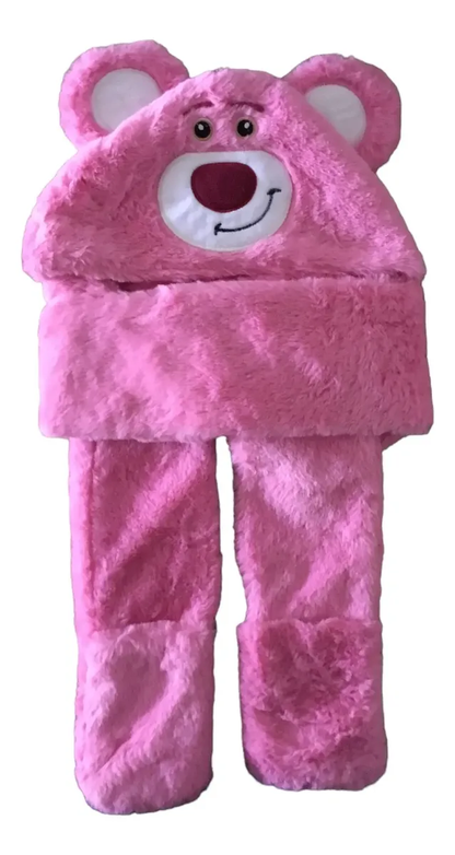 Gorro Con Bufanda De Peluche Lotso Para Niñas
