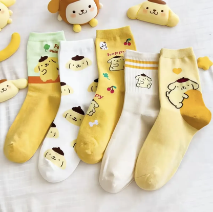 Set 5 Pares de Calcetines Pompompurin