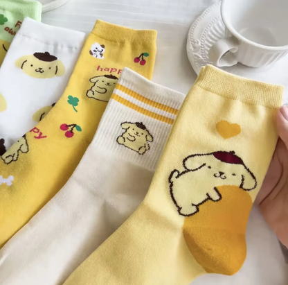 Set 5 Pares de Calcetines Pompompurin