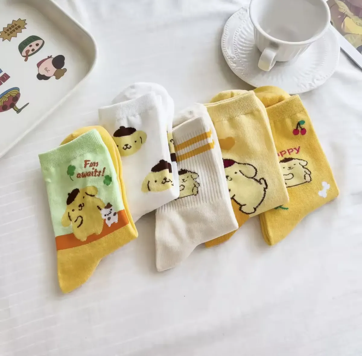 Set 5 Pares de Calcetines Pompompurin