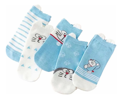 Calcetines Set 5 Pares de Gato Cósmico Talla 35-38