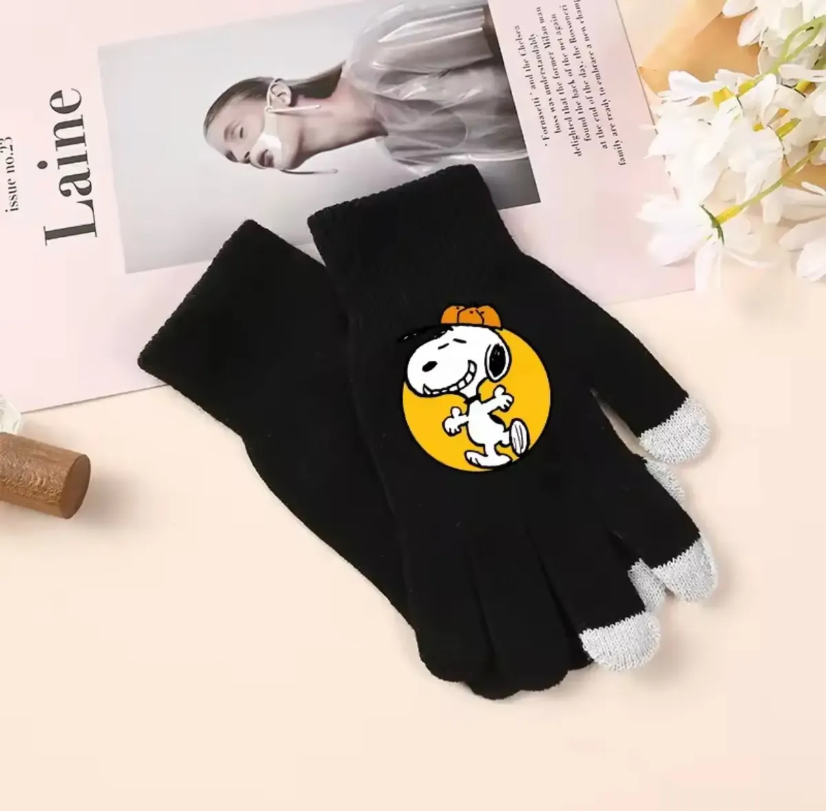 Guantes Importados Snoopy Para Adultos
