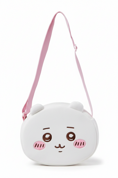 Cartera de Felpa Chiikawa con Correa Ajustable