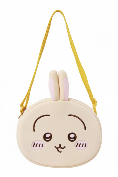 Cartera de Felpa Chiikawa con Correa Ajustable