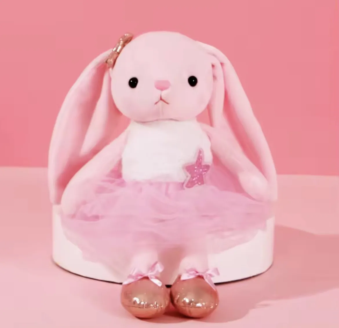 Peluche Conejita Orejas Largas para Niños