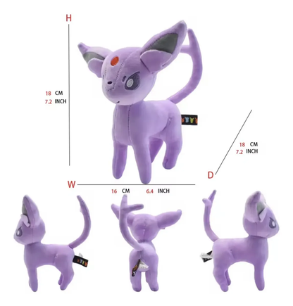 Peluche Eevee & sus Evoluciones