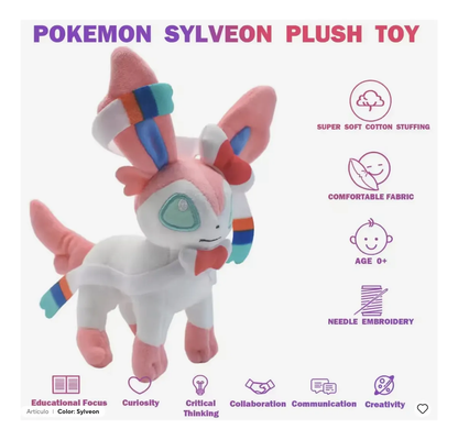 Peluche Eevee & sus Evoluciones