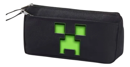 Estuche Escolar Doble Cierre Minecraft